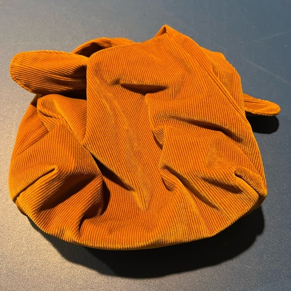 Merit Cosmetic Bag Brown Corduroy Makeup Carrying Case - Picture 2 of 7